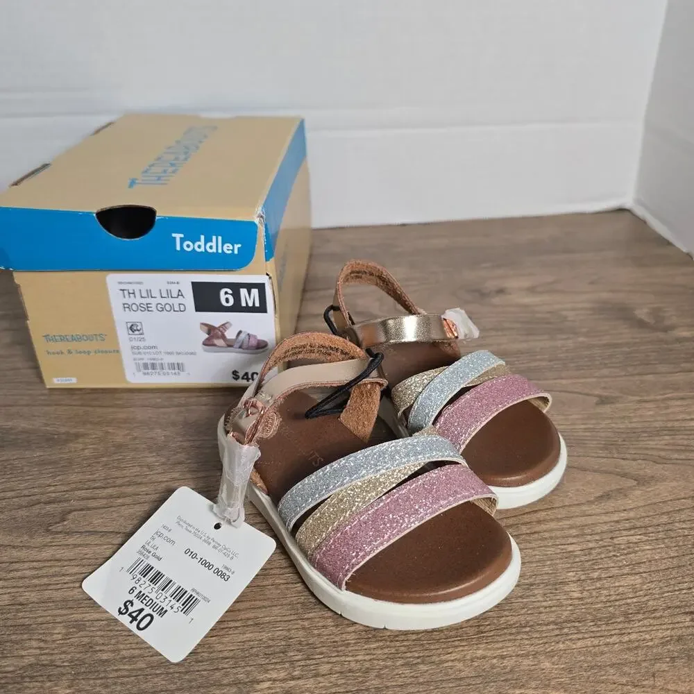 Thereabouts TH Lil Lila Rose Gold toddler 6M NWT